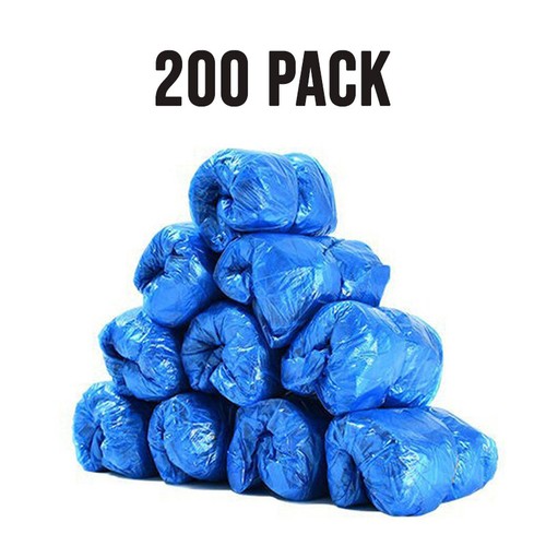 Disposable plastic shoe covers - disposable,